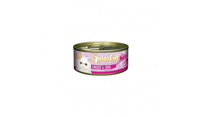 Aatas Cat Creamy Chicken & Crab konserv kassile 80g