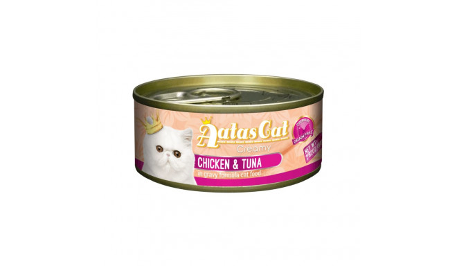 Aatas Cat Creamy Chicken & Tuna canned food for cats 80g
