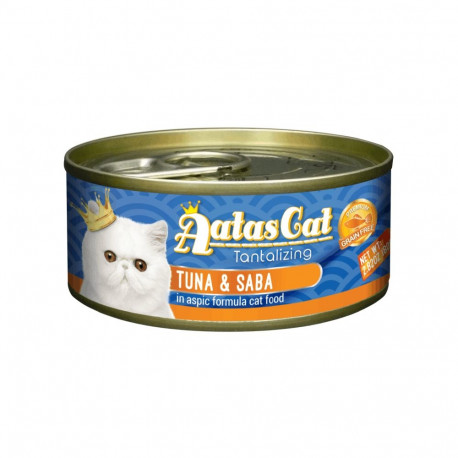 Aatas Cat Tantalizing Tuna & Saba konserv kassile 80g