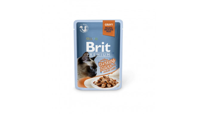 Brit Premium Turkey Fillets in Gravy märgtoit kassidele 85g