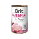 Brit Care Chicken & Turkey Paté & Meat canned food for puppies 400g