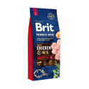 Brit Premium by Nature Adult L полноценный корм для взрослых собак 15кг