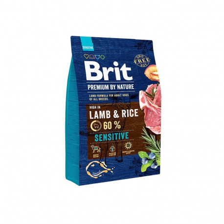 Brit Premium by Nature Sensitive Lamb полноценный корм для собак 3кг