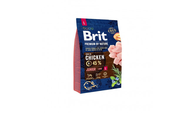 Brit Premium by Nature Junior L полноценный корм для собак 3кг