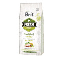 Brit Fresh Duck & Millet Adult Run & Work полноценный корм для взрослых собак 12 кг