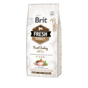 Brit Fresh Turkey & Pea Adult Fit & Slim полноценный корм для взрослых собак 12 кг