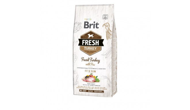 Brit Fresh Turkey & Pea Adult Fit & Slim complete food for adult dogs 12 kg