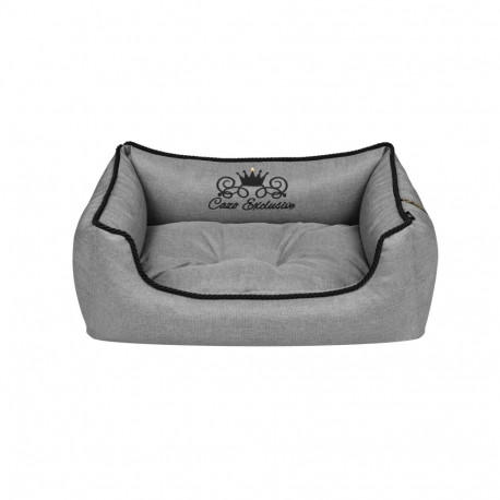 Cazo Soft Bed Royal Line grey bed for dogs 75x60cm
