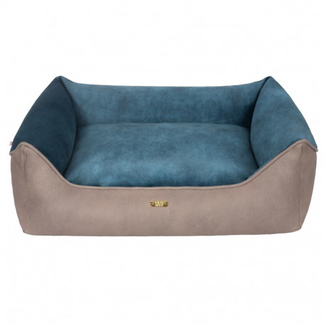 Cazo Soft Bed Velvet Turquoise bed for dogs 63x48cm