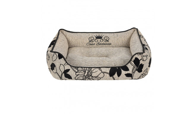 Cazo Exclusive Soft Bed Noir brown bed for dogs 95x75cm