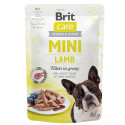 Brit Care Mini pouch Lamb fillets in gravy влажный корм для собак 85г