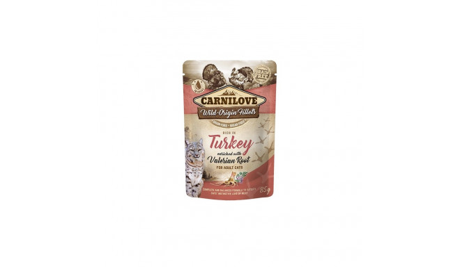 Carnilove Cat Pouch Turkey Valeriana einekotike kassidele 85g