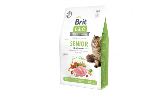 Brit Care Cat Grain-Free Senior Weight Control complete food for cats 2kg