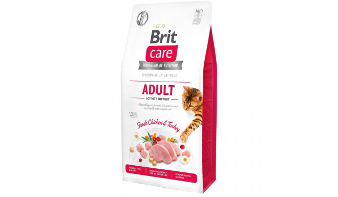 Brit Care Cat Grain-Free Adult Activity Support kassitoit 7 kg