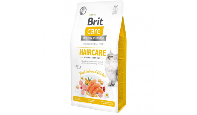 Brit Care Cat Grain-Free Haircare Healthy & Shiny coat complete food for cats 7kg