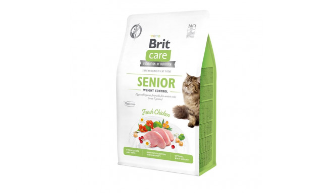 Brit Care Cat Grain-Free Senior Weight Control полноценный корм для кошек 0,4кг