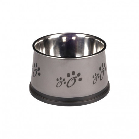 Flamingo gray food and drink bowl for long-eared dogs 0.9L 15cm