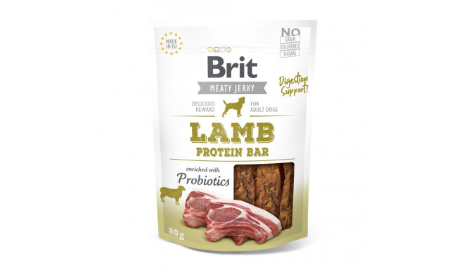 Brit Jerky Lamb Protein Bar Snack лакомство для собак 80г