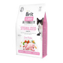 Brit Care Cat Grain-Free Sterilized Sensitive полноценный корм для кошек 2кг