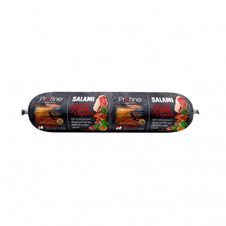 Profine Duck & Vegetables Salami vorst koertele 800g