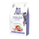 Brit Care Cat Grain-Free Sterilized Weight Control корм для кошек 2кг