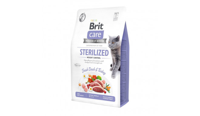 Brit Care Cat Grain-Free Sterilized Weight Control корм для кошек 2кг