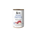 Brit Mono Protein Lamb & Rice canned food for dogs 400g