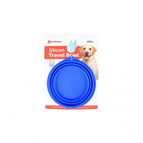 Flamingo silikoonist koera kauss reisile 1000ml