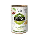 Brit Fresh Duck with Millet canned food for dogs 400g