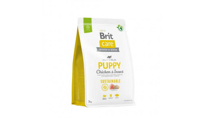 Brit Care Sustainable Puppy Chicken & Insect dog food 3kg