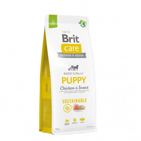 Brit Care Sustainable Puppy Chicken & Insect корм для собак 12 кг