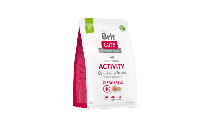 Brit Care Sustainable Activity Chicken & Insect dog food 3kg