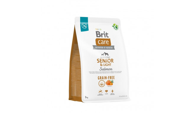 Brit Care Grain-Free Senior & Light Salmon dog food 3 kg