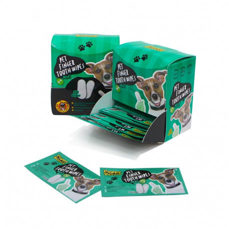 Puppy Crush tooth cleaning wipes mint 50 pcs