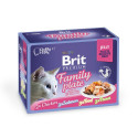 Brit Premium Delicate Jelly Family multipakk märgtoit kassidele 12x85g