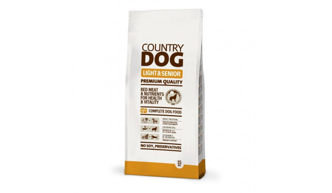 Country Dog Light & Senior koeratoit 15kg