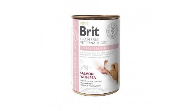 Brit Veterinary Diet Hypoallergenic konserv koertele 400g
