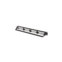 PATCH PANEL 24 PORT 1U 19" CAT.6A UTP BLACK LANBERG
