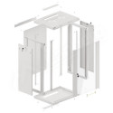 RACK CABINET 19" WALL-MOUNT 18U/600X450 (FLAT PACK) GREY LANBERG V2