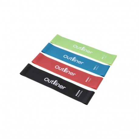 ELASTIC EXERCIZE LOOPS SET 3 PCS LP8412