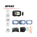 ARCAS 9W SENSOR HEAD LIGHT RECHARGEABLE