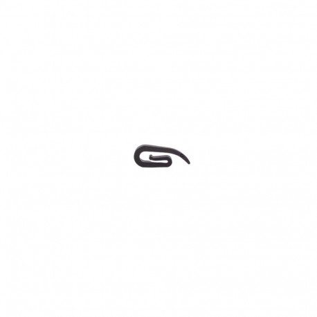 PLASTIC HOOK FOR SLIDER BLACK 30PC