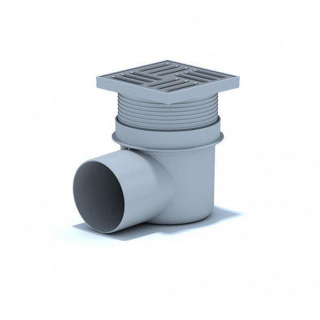 FLOOR TRAP TA1612 SIDE IŠL 110MM PL GR