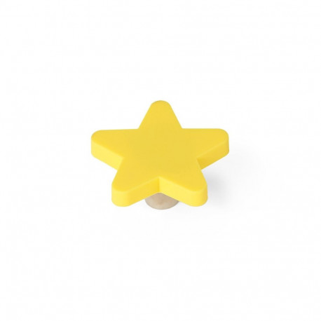 FURNITURE KNOB D48 7-7019.05 YELLOW