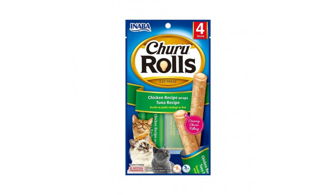 CHURU CAT ROLLS CHICKEN TUNA 40G