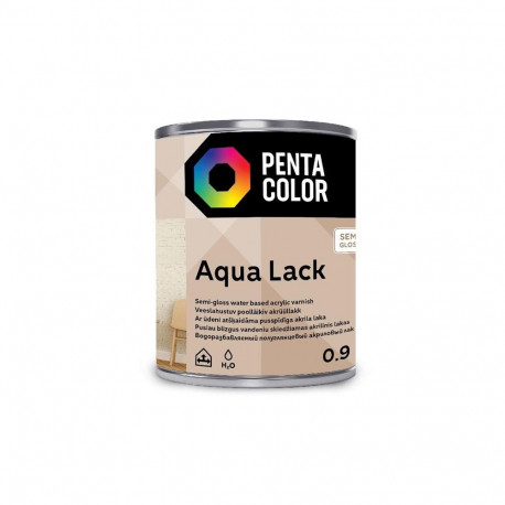 akrüüllakk aqua poolläikiv 0,9L