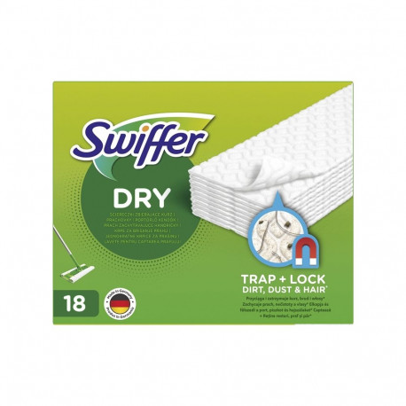 SWIFFER kuiv mopitäidised 18 tk