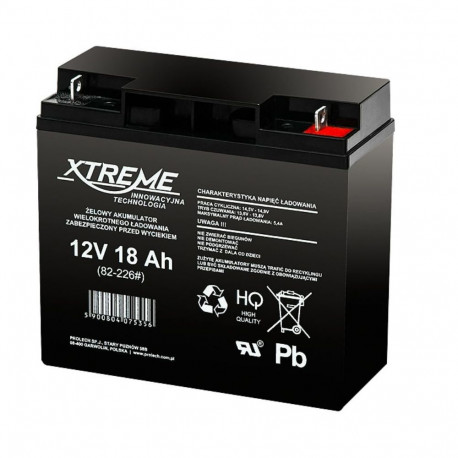 Gel battery 12V 18Ah XTREME