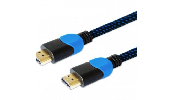 Cable HDMI GCL-02 1.8m, v2.0, braid blue