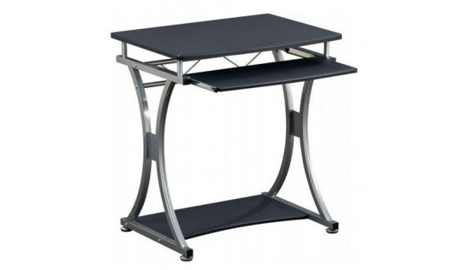 A piece of furniture designed to provide a functional workspace for a computer, peripherals, and rel